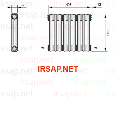 Радиатор IRSAP Tesi 20500/9 T08 CL 01